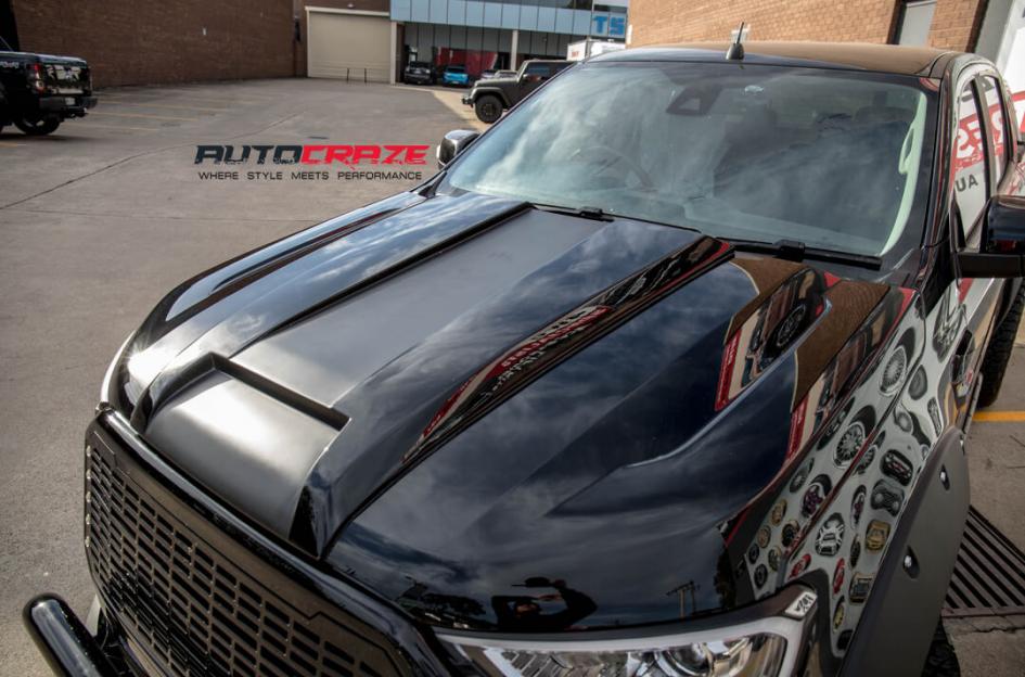 FORD RANGER BATTLE AXE GLOSS BLACK MILLED ACCENTS